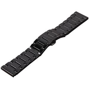 ticwatch1/e陶瓷表带amazfit手表带sport华米S4三星gear42mm/46华为watch2/2018/b3荣耀pro/Magic/GT/active5