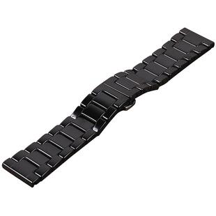 ticwatch1/e陶瓷表带amazfit手表带sport华米S4三星gear42mm/46华为watch2/2018/b3荣耀pro/Magic/GT/active5