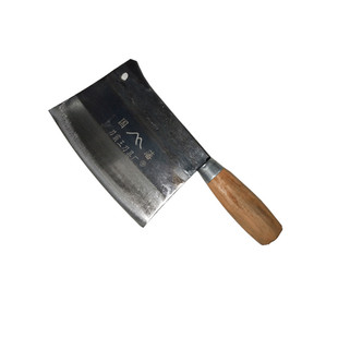 包邮锻打夹钢国藩菜刀厨房菜刀切片刀切菜刀老式铁菜刀家用刀小号