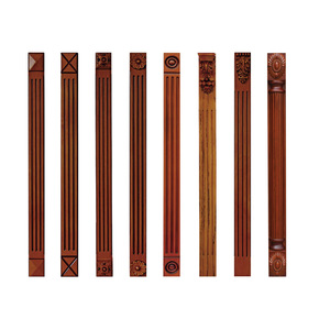 实木橱柜罗马柱厨房实木配件欧式厨房罗马柱定做装饰柱橱柜转角板