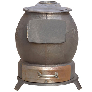 炉灶取暖器柴火煤球炉子炮弹采暖炉铸铁生铁烤火家用老式碳火炉子