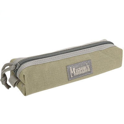 台湾产MagForce台马学生笔袋防水帆布拉链文具收纳袋简约创意3301