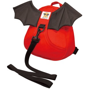 日本制Angel DEPT防走失包天使红恶魔防走失带牵引绳宝宝背包新款