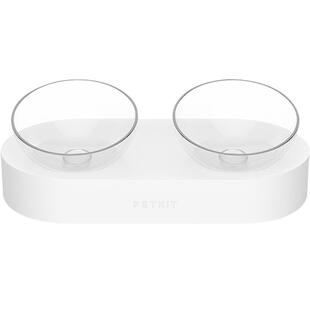 小佩PETKIT猫食盘斜口猫碗双碗垫高猫咪用品单碗可调式猫碗宠物碗