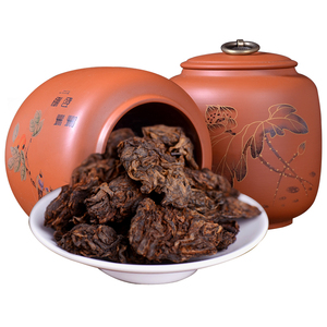 老茶头熟茶古树金芽云南普洱茶