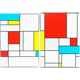 汇奇扑克 Mondrian 蒙德里安 百老汇爵士乐 进口花切收藏扑克纸牌