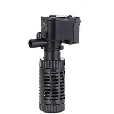 松宝内置增氧泵鱼缸过滤器静音