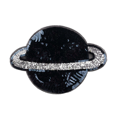 DIY地球大号珠片绣t恤百搭布贴