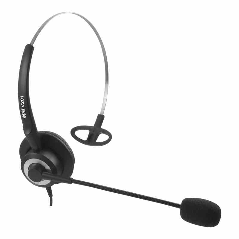 杭普V201T客服专用耳麦话务耳机头戴式降噪电话苹果手机电脑座机