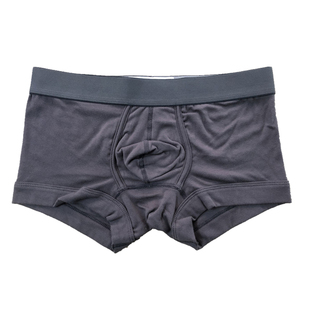 MOPAPA内裤显凸够大才够猛 吊环经典简约提型精梳棉男士平角内裤