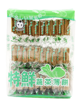 AJIOKASHI蔬菜奶香整箱薄饼干