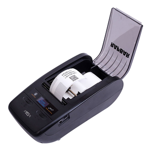 安汛ax22标签打印机通信机房线缆便携手持蓝牙标贴热转印网讯固定资产不干胶纸价格移动缠绕式哑银碳带条码机