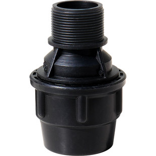 喷灌水管外牙直接节水灌溉外螺纹滴灌管简易接头4分6分1寸2寸