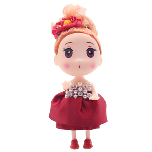 儿童玩具迷你小凯丽迷糊娃娃公主娃娃抓机娃娃包包挂件钥匙扣批发