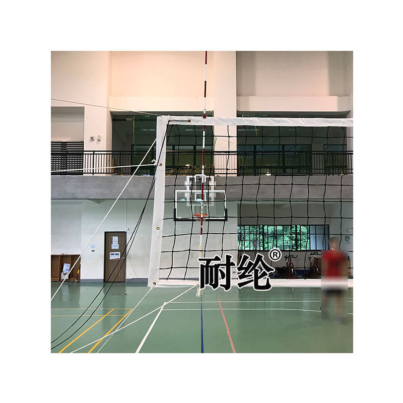 专业比赛标准排球网气排球比赛专用网配标志杆标志带户外耐用网