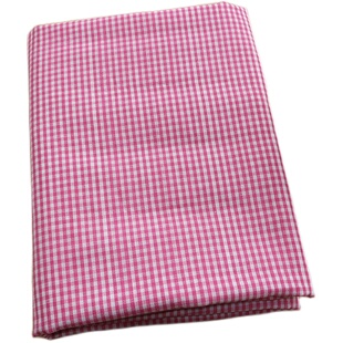 彩虹格子布料 平纹色织纯棉清新衬衫服装裙子手工DIY布艺棉布面料