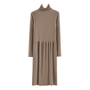 秋冬装新款韩版内搭打底衫长袖t恤女士上衣连衣裙高领纯棉体恤