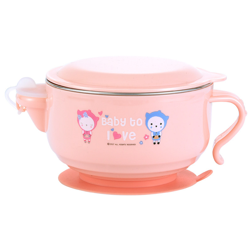 红帽子套装幼儿辅食防烫注水保温