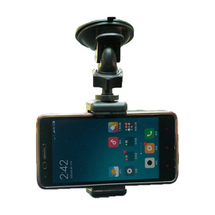 包邮 可旋转横竖屏迷你型手机做导航记录仪车载吸盘式手机支架