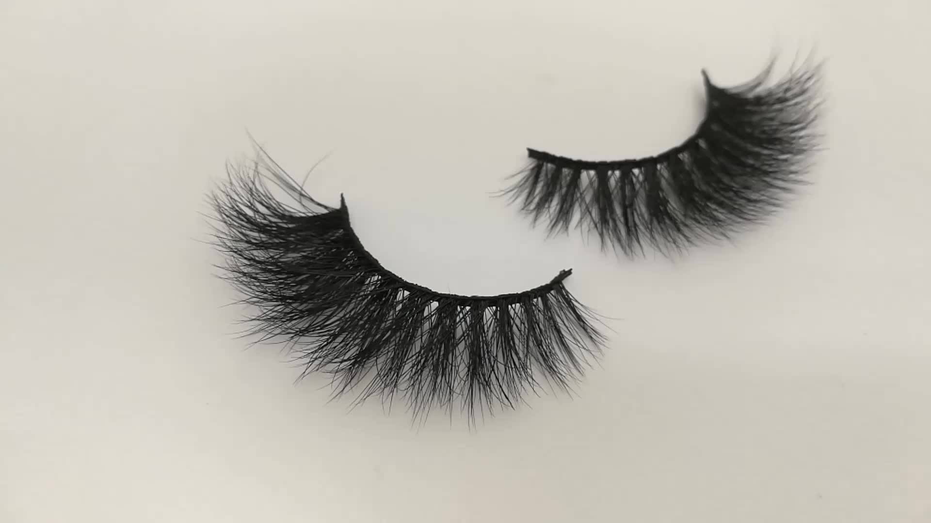 Wholesale Private Label Mink Eyelashes Real Individual Mink 3d Lashes