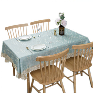 餐桌布简约现代茶几布长方形客厅家用台布方桌正方形桌垫大圆桌布