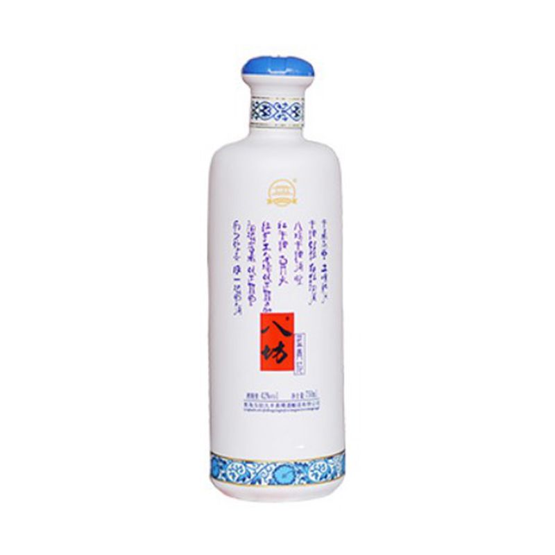 八坊原浆青稞酒蓝青花42度*7白酒/调香白酒