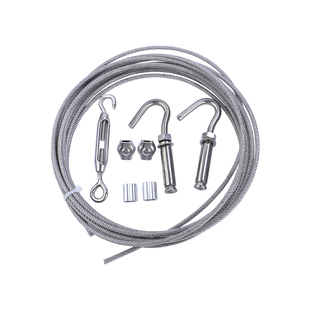 304不锈钢晾衣绳户外室内晾被钢丝绳防雨水防生锈塑包胶晒被绳