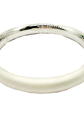 实心镯子手工经典女足银手镯