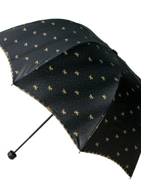 深拱形防晒防紫外线女公主雨伞