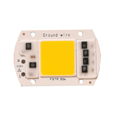 220V免驱动集成led cob光源灯珠20W30W50W瓦探照灯投光灯芯光源板