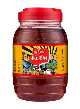 四川乐山风味豆瓣酱藤椒味非常香