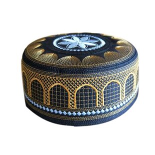 男士礼拜帽用品回族刺绣打孔精品高档帽回民专用帽子四季回族饭店