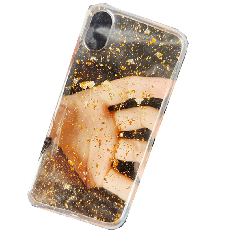 ins网红同款花朵满天星适用于苹果X手机壳荣耀20snove7oppor15r17 iPhone11/12/13/14p