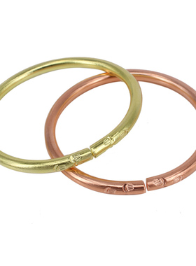 同古紫铜雕花男女款手镯