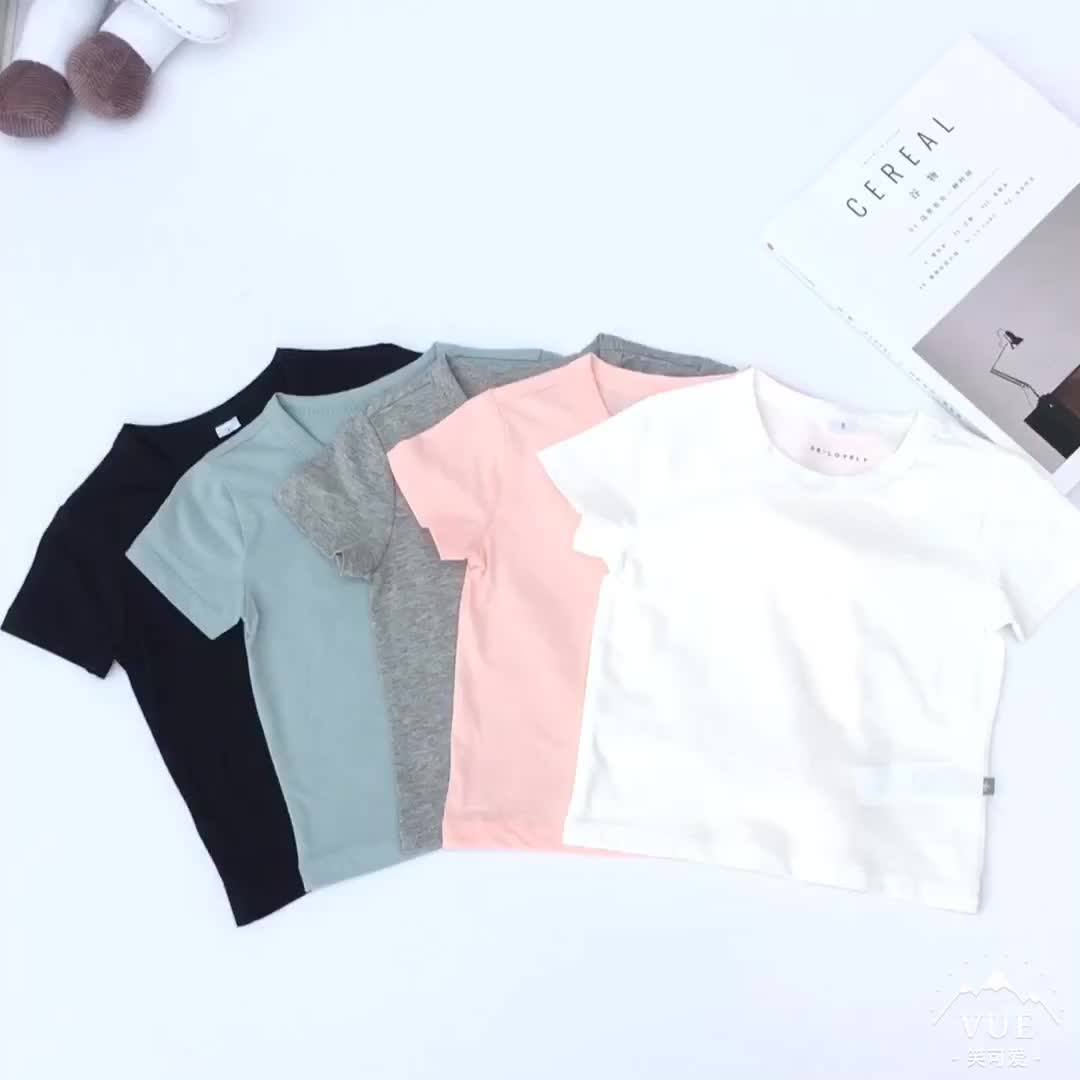Fashion Boutique Summer Children T Shirt Wholesale Cartoon Kids Short