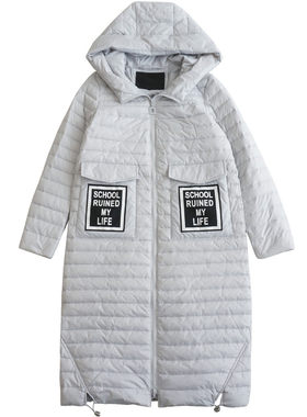 冬季过膝外套轻薄款羽绒服新品