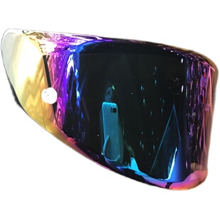 KYT摩托车头盔镜片NF-R/TT-C/K2/GP原装黑片炫彩透明片NFJ防雾贴