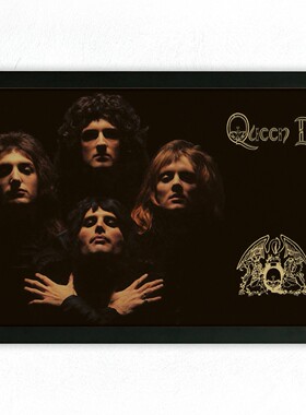Queen皇后摇滚音乐牛皮纸海报