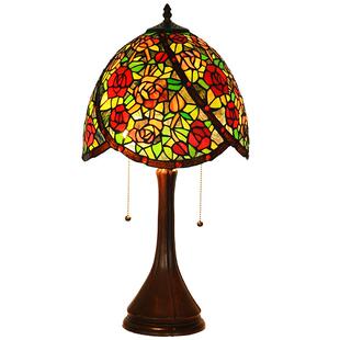 【红盖头】帝凡尼欧美复古典婚房婚庆装饰礼物大红喜庆玫瑰花台灯