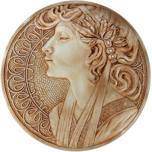 欧洲神话欧式壁挂墙上面装饰品女神壁饰挂件天使家居花盆墙饰创意