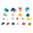 贝易儿童沙滩玩具玩沙套装宝宝洗澡戏水挖沙工具铲子桶男女孩玩具