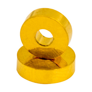 文玩隔片高端配饰镀24K纯黄金隔珠镜面手串饰品配件光面铜18K垫片