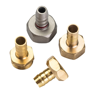 燃气灶具万向接头4分进气弯头内外丝宝塔铜螺口热水器煤气灶配件