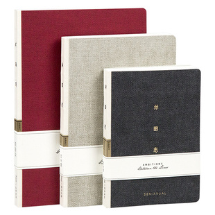 九口山X原本生活 井田志笔记本方格自填日程2026手帐本井络半年本