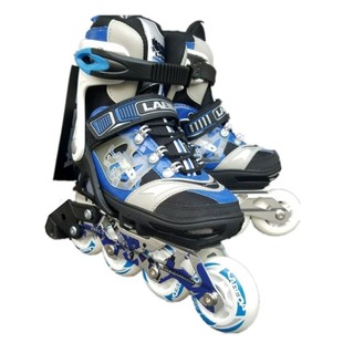 正品LABEDA开火儿童平花轮滑鞋花式培训溜冰鞋PU可伸缩外贸清仓