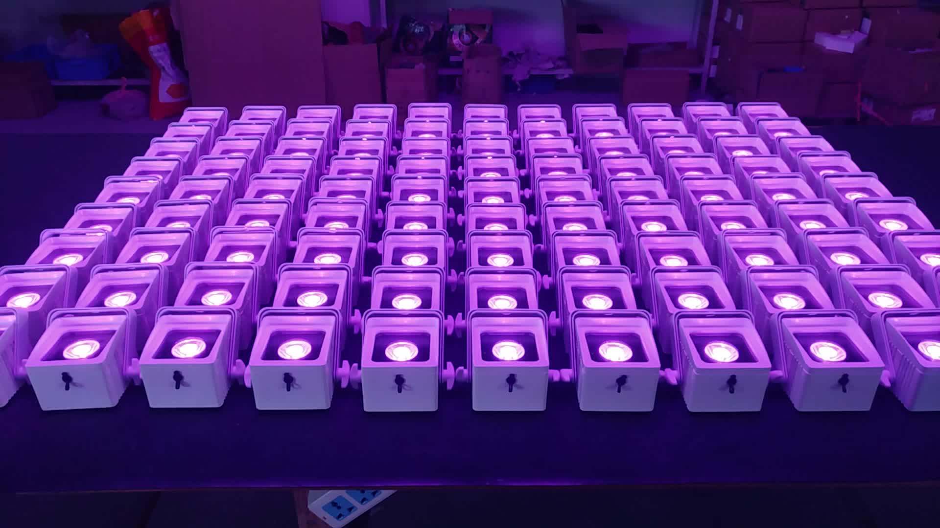 Smartphone App Control Ip65 Waterproof Wireless Dmx Battery Powered