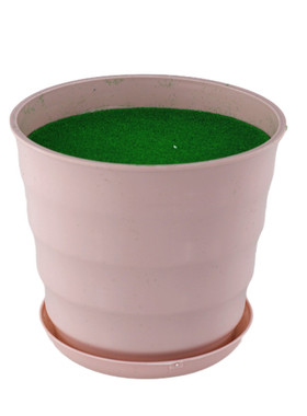 自带泡沫花泥塑料仿真植物花盆