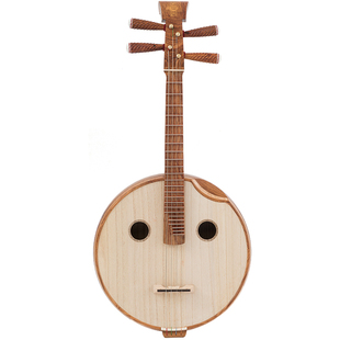 梵巢乐队剧团考级指头中阮乐器老花梨木抛光材质梧桐木面板阮咸琴