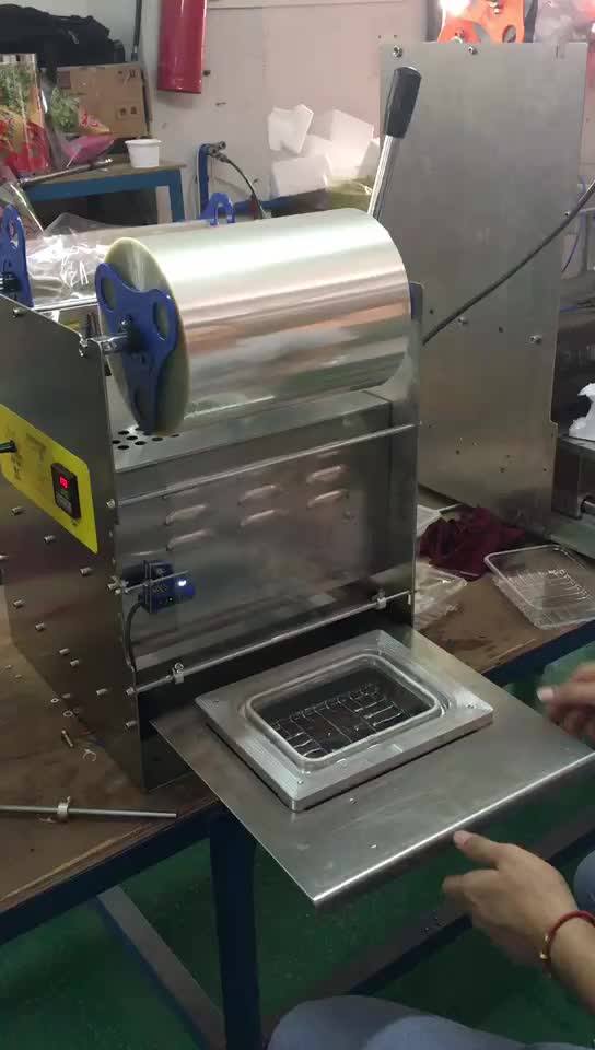 Manual Type Plastic/food Tray Sealing Machine/manual Plastic Tray