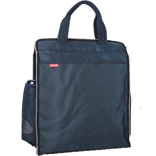 杰利学生手提袋拎书袋帆布大容量防水补习袋补课学习培训资料文件袋手提包雨伞水杯网兜JL6106定制印刷logo